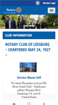 Mobile Screenshot of leesburg-rotary.org